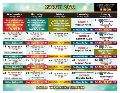 Turning Stone Calendar Of Events .